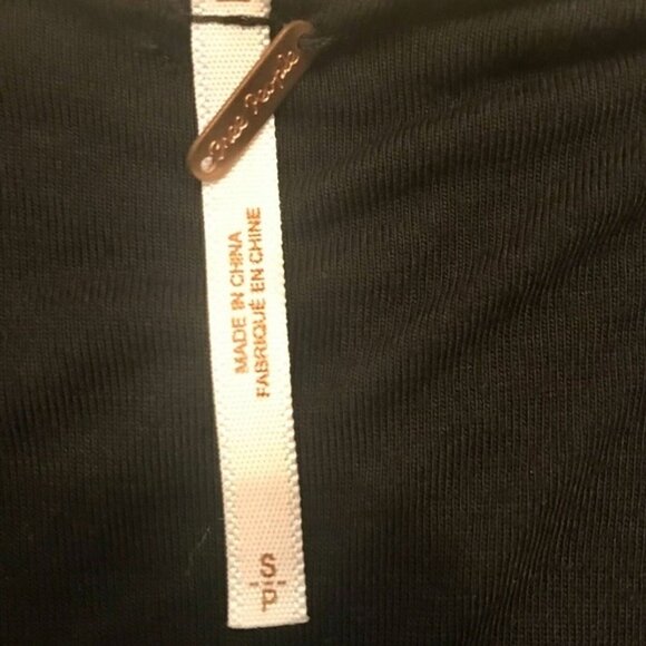 Free People Women's Lady Pucker Black Scoop-Back Bodycon Cocktail Dress.‎ Size S - Picture 8 of 12